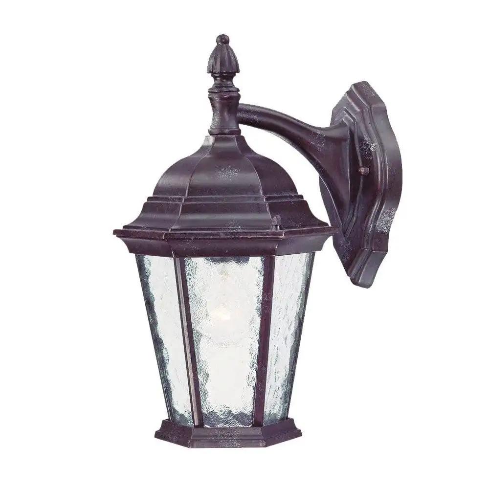 Two Light Brown Hanging Carousel Wall Light - Homeroots