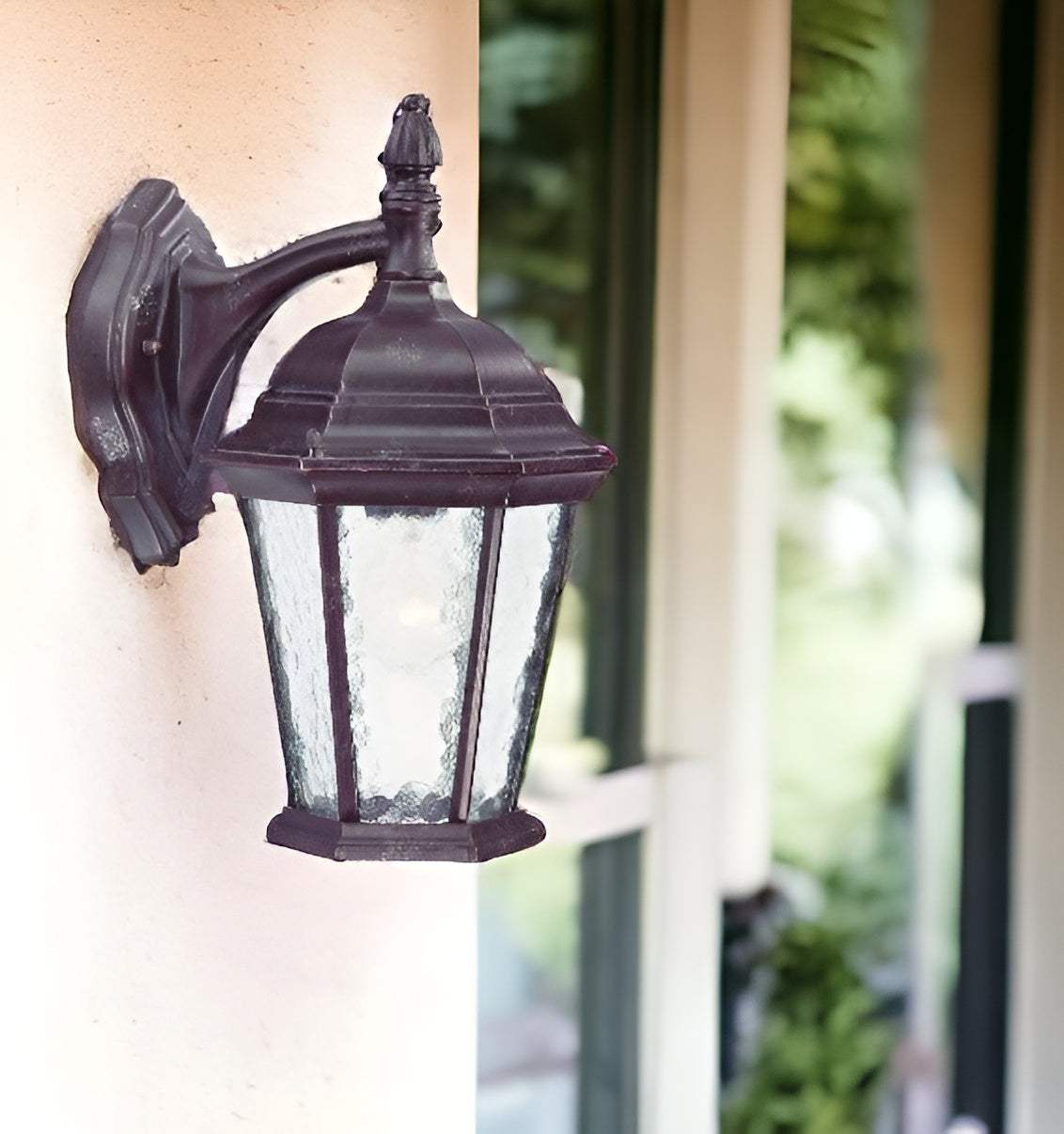 Two Light Brown Hanging Carousel Wall Light - Homeroots - Flyclothing LLC