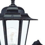Antique Bronze Glass Lantern Wall Light - Homeroots - Flyclothing LLC