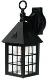 Matte Black House Shaped Wall Light - Homeroots