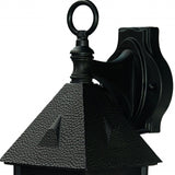Matte Black House Shaped Wall Light - Homeroots