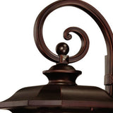 Somerset 1-Light Architectural Bronze Wall Light - Homeroots