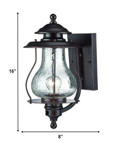Antique Bronze Oil Lantern Hanging Light - Homeroots - Flyclothing LLC