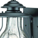 Matte Black Oil Lantern Wall Light - Homeroots