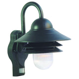 Matte Black Motion Sensor Outdoor Wall Light - Homeroots