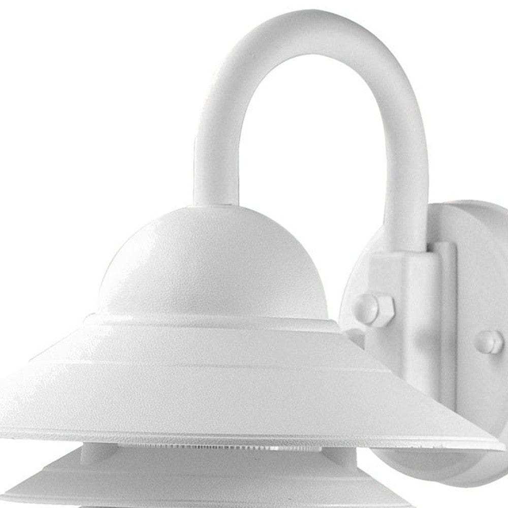 White Three Tier Lamp Shade Outdoor Wall Light - Homeroots - Flyclothing LLC