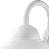 White Three Tier Lamp Shade Outdoor Wall Light - Homeroots