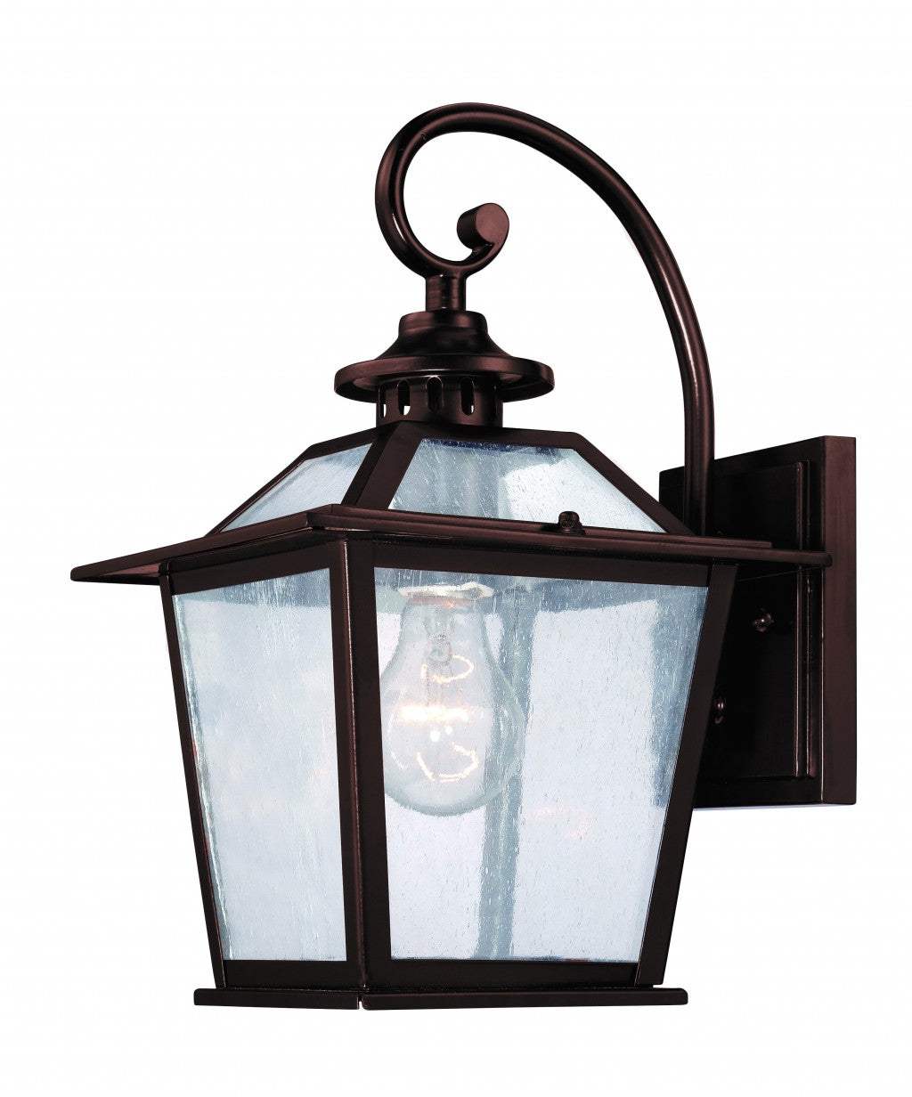 Antique Bronze Terrarium Shape Wall Light - Homeroots - Flyclothing LLC