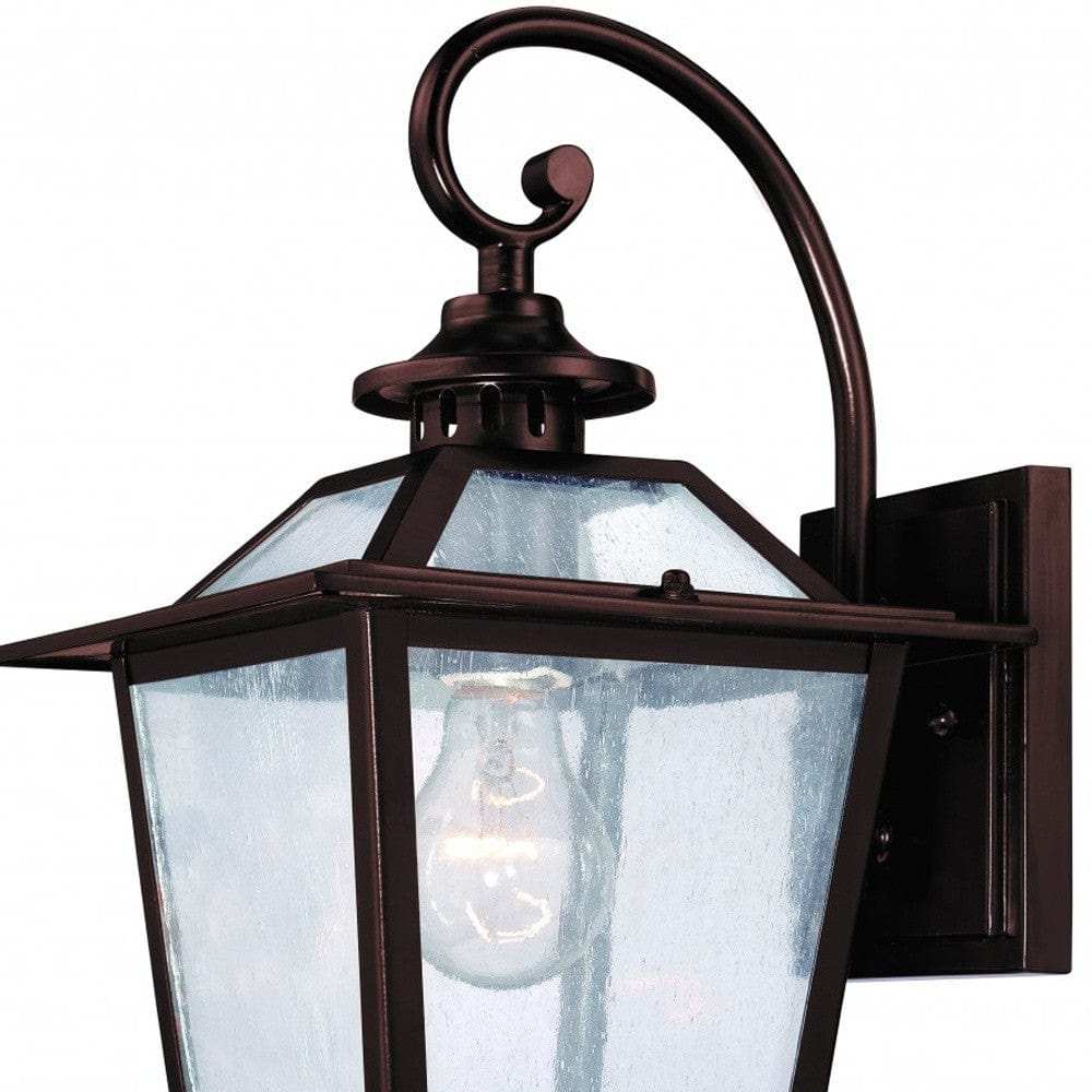 Antique Bronze Terrarium Shape Wall Light - Homeroots - Flyclothing LLC