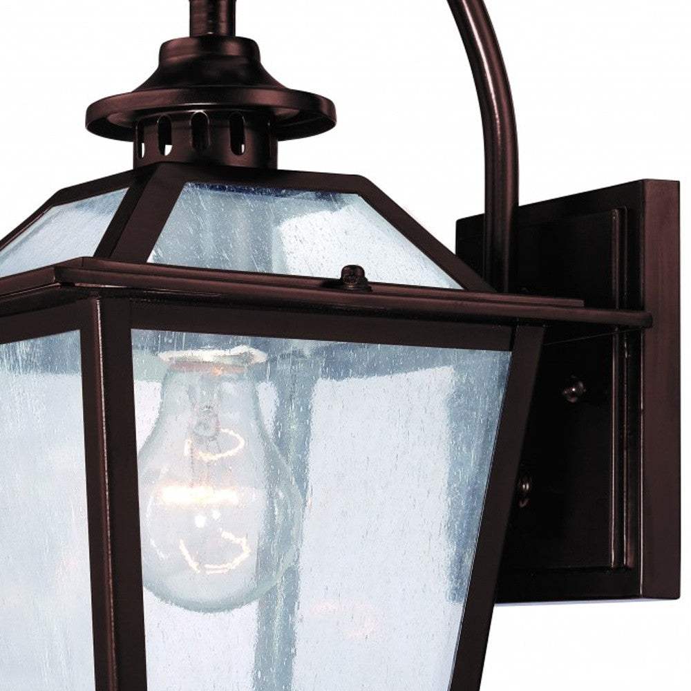 Antique Bronze Terrarium Shape Wall Light - Homeroots - Flyclothing LLC