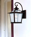Antique Bronze Terrarium Shape Wall Light - Homeroots