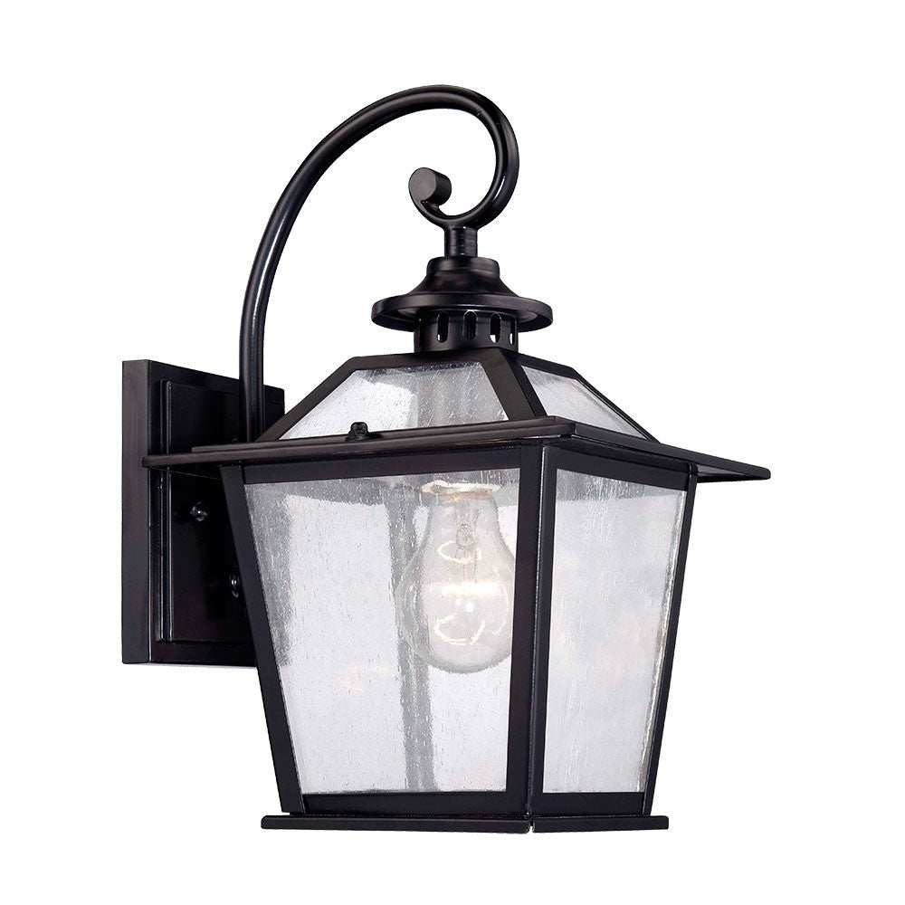 Matte Black Terrarium Shape Wall Light - Homeroots - Flyclothing LLC