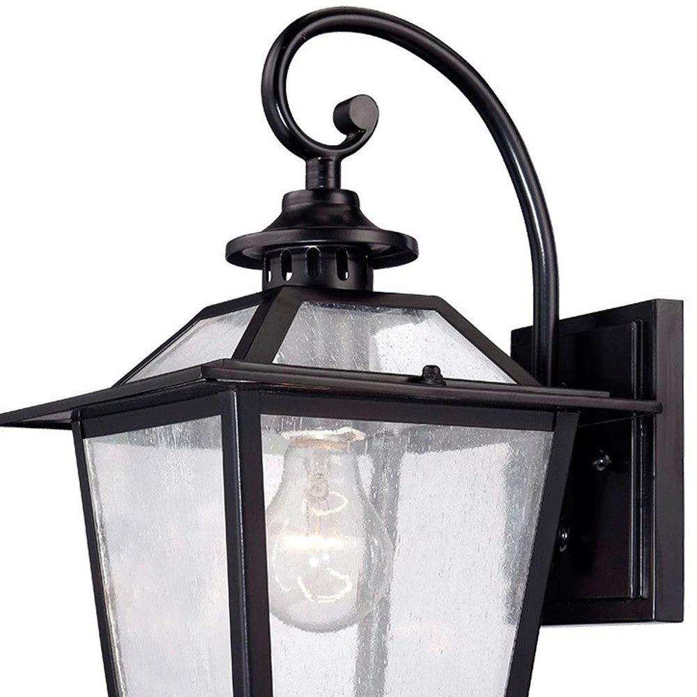 Matte Black Terrarium Shape Wall Light - Homeroots - Flyclothing LLC
