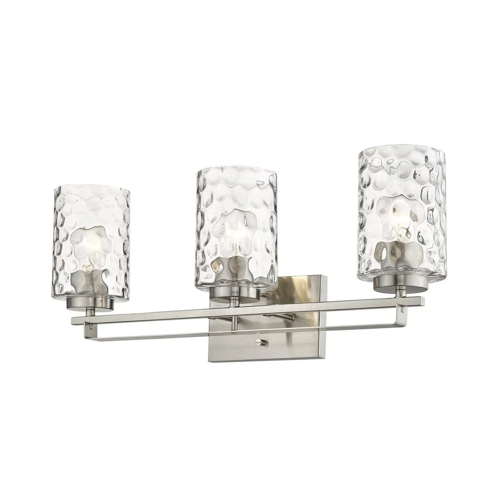 Livvy 3-Light Satin Nickel Vanity - Homeroots - Flyclothing LLC
