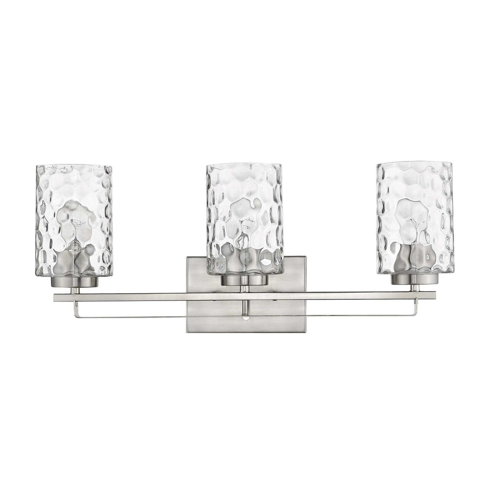 Livvy 3-Light Satin Nickel Vanity - Homeroots - Flyclothing LLC