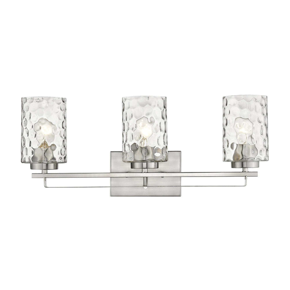 Livvy 3-Light Satin Nickel Vanity - Homeroots - Flyclothing LLC