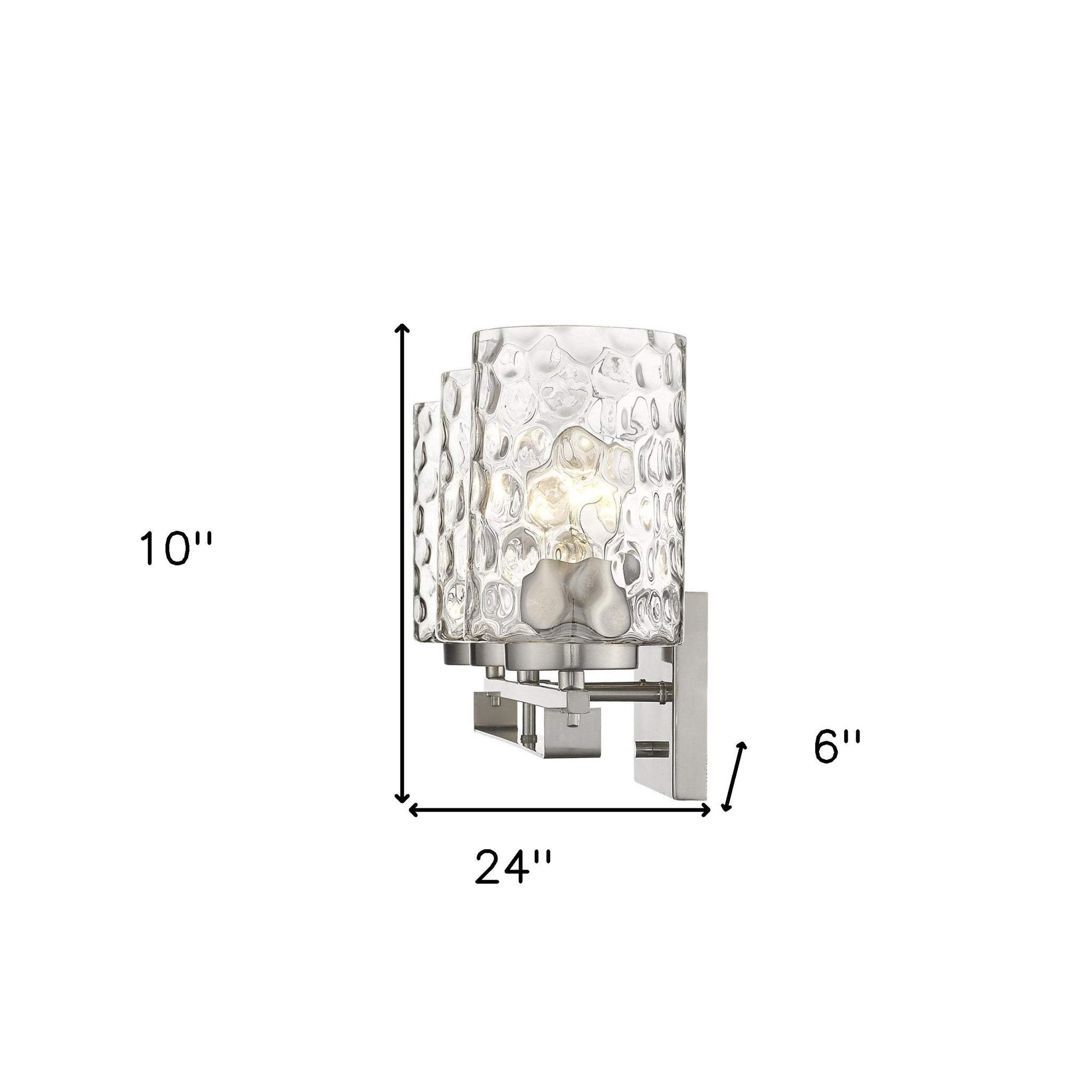Livvy 3-Light Satin Nickel Vanity - Homeroots - Flyclothing LLC