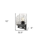 Livvy 4-Light Matte Black Vanity - Homeroots - Flyclothing LLC
