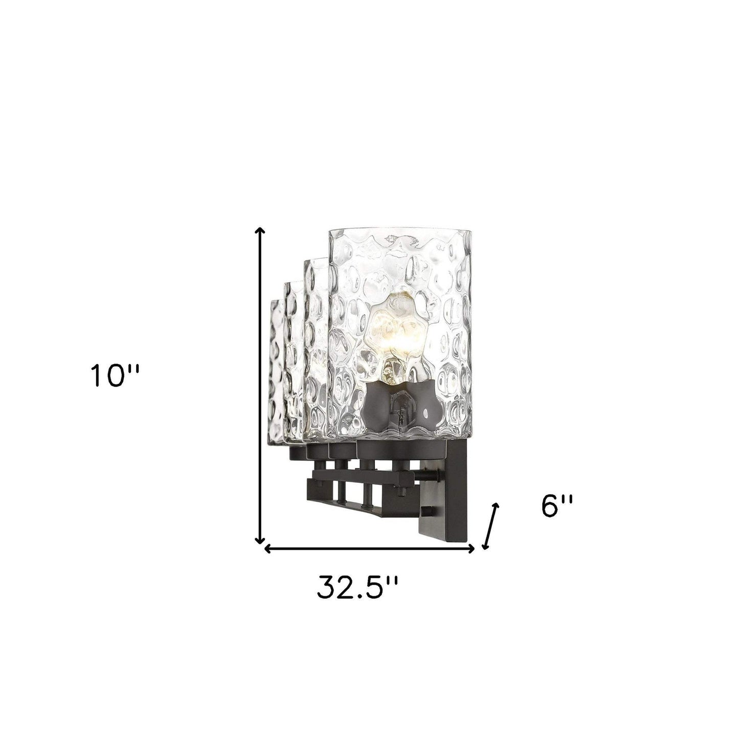 Livvy 4-Light Oil-Rubbed Bronze Vanity - Homeroots - Flyclothing LLC