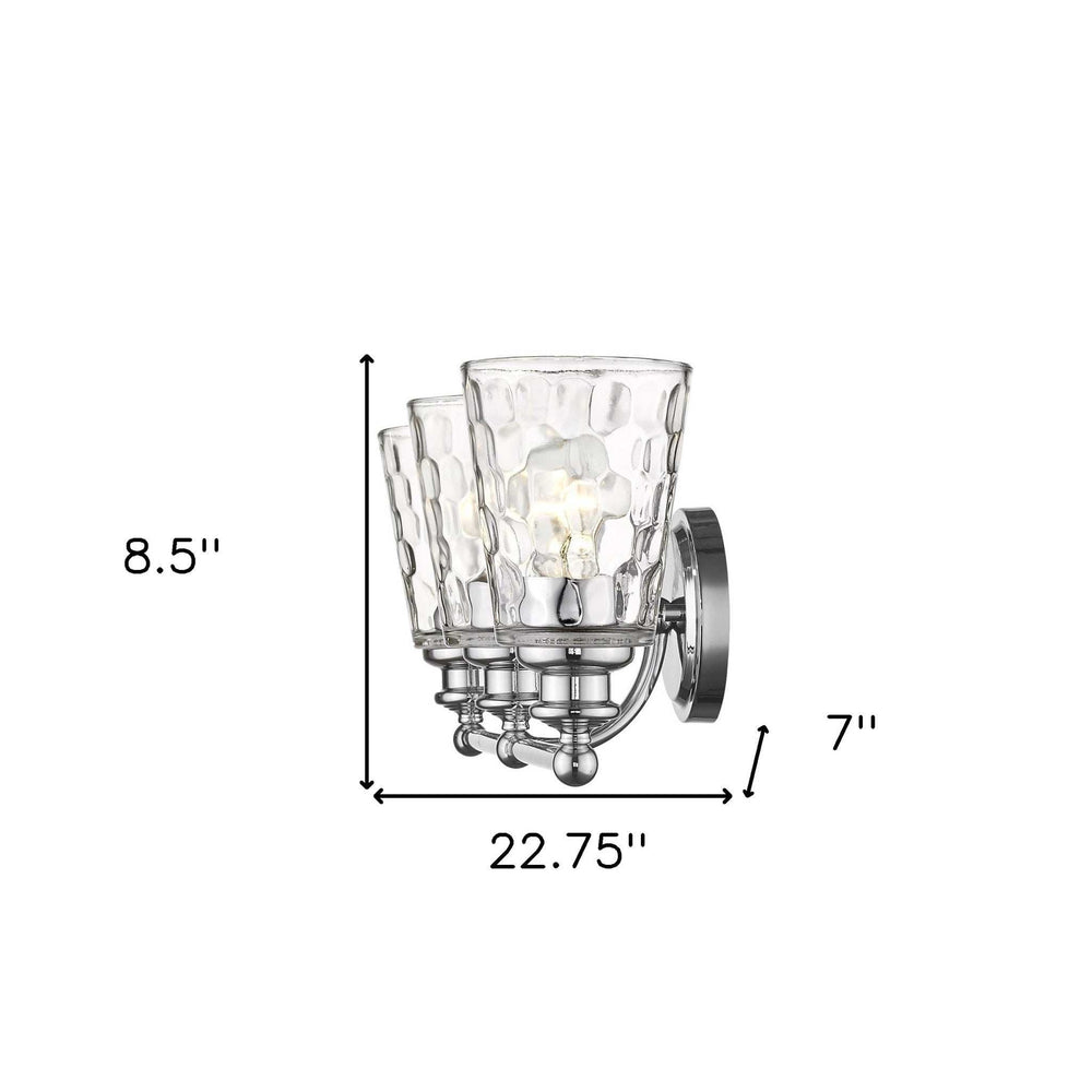Mae 3-Light Chrome Vanity - Homeroots - Flyclothing LLC