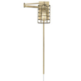 Industrial Gold Metal Wall Sconce - Homeroots - Flyclothing LLC
