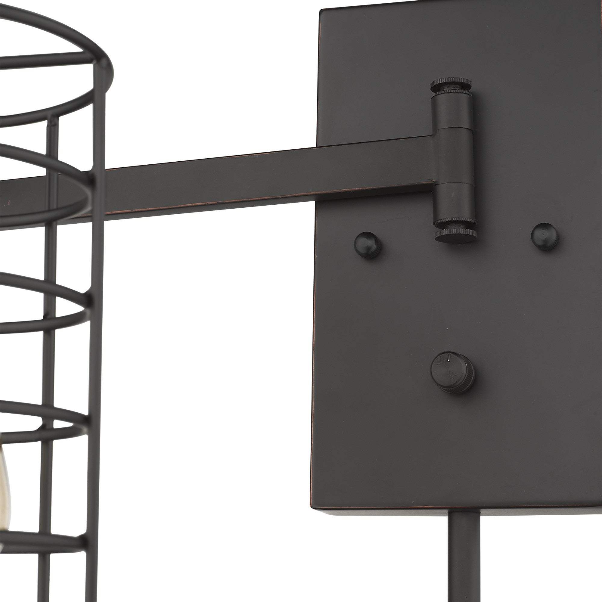 Industrial Bronze Metal Wall Sconce - Homeroots - Flyclothing LLC