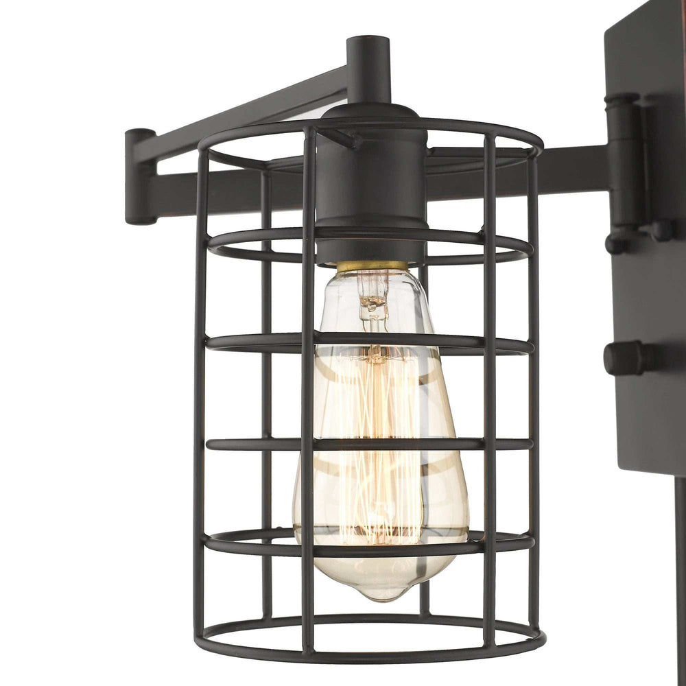 Industrial Bronze Metal Wall Sconce - Homeroots - Flyclothing LLC