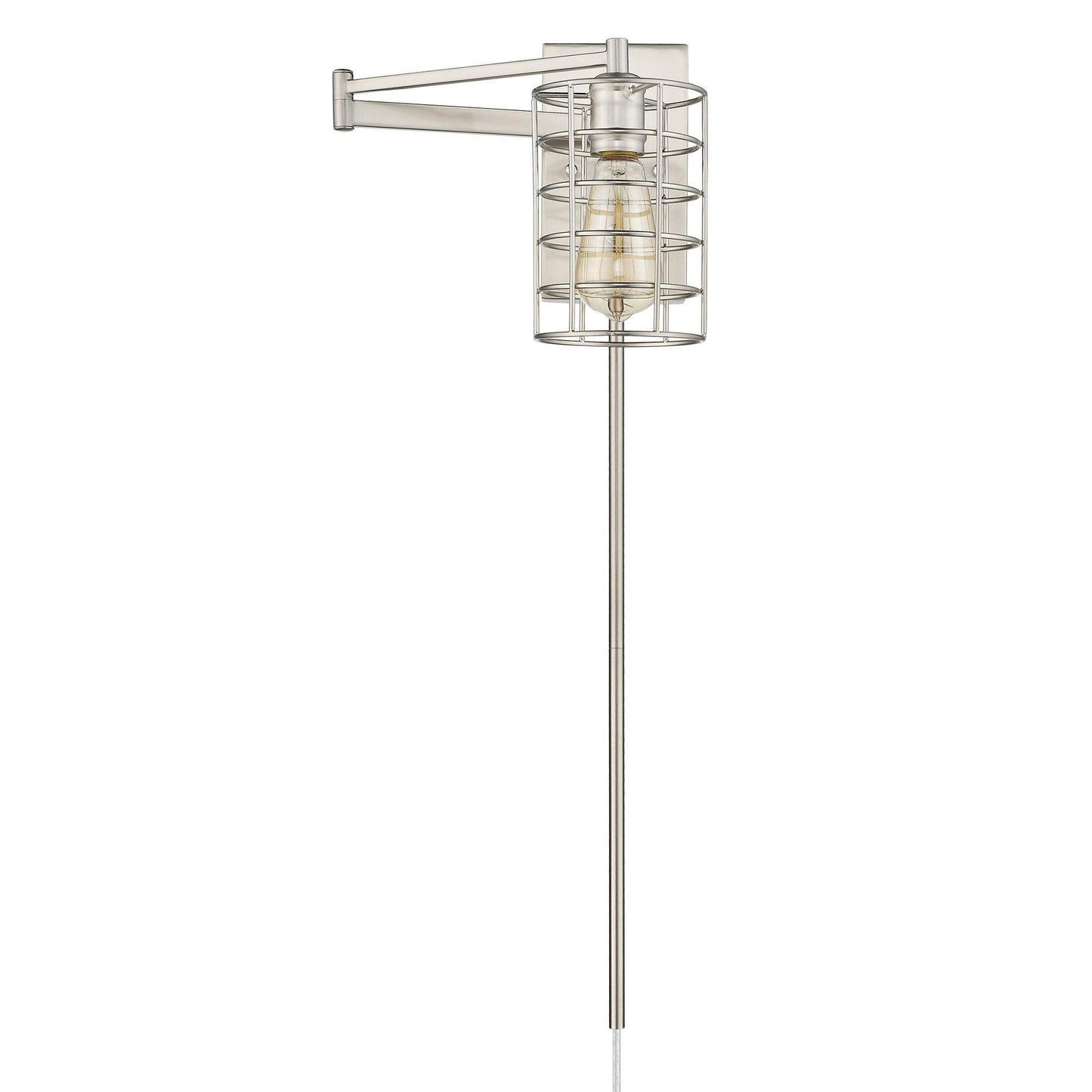 Industrial Silver Metal Wall Sconce - Homeroots - Flyclothing LLC