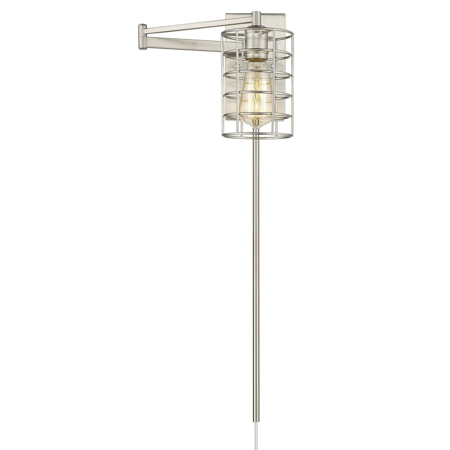 Industrial Silver Metal Wall Sconce - Homeroots - Flyclothing LLC