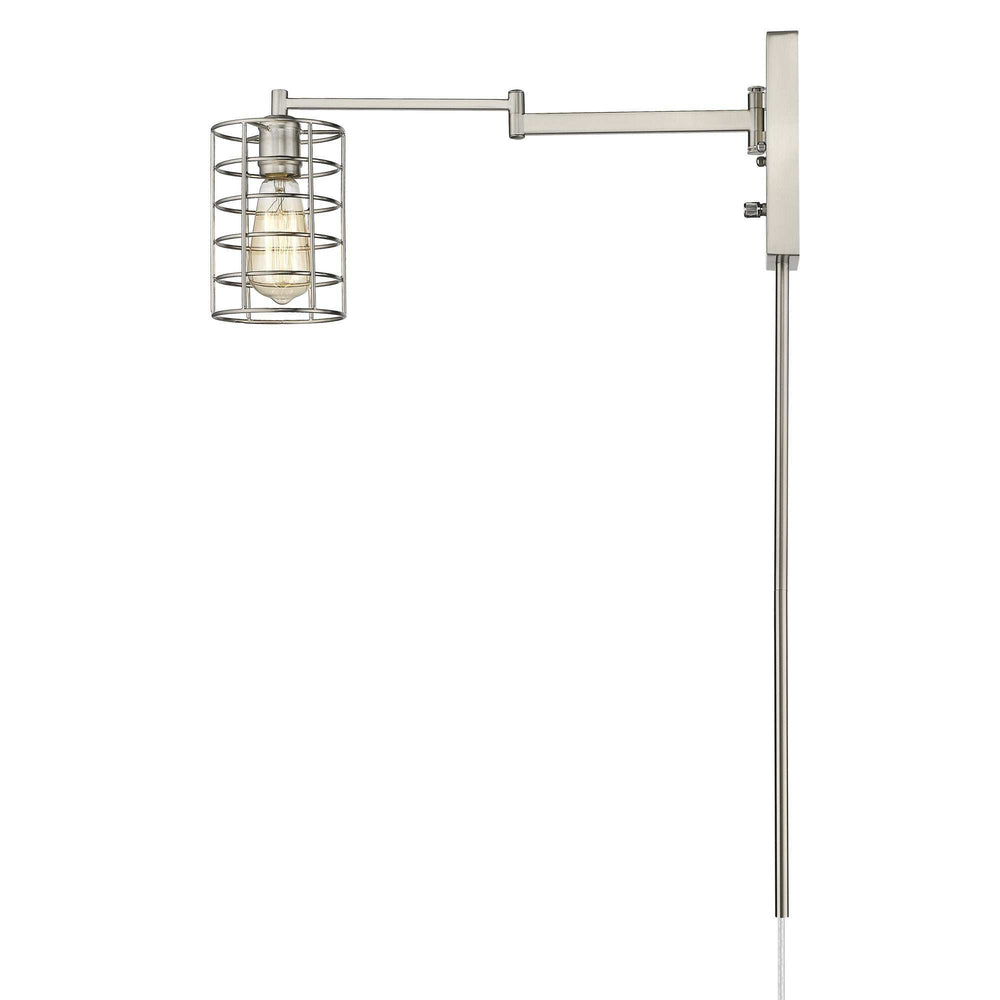Industrial Silver Metal Wall Sconce - Homeroots - Flyclothing LLC