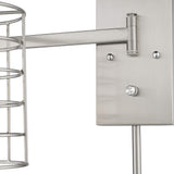 Industrial Silver Metal Wall Sconce - Homeroots - Flyclothing LLC