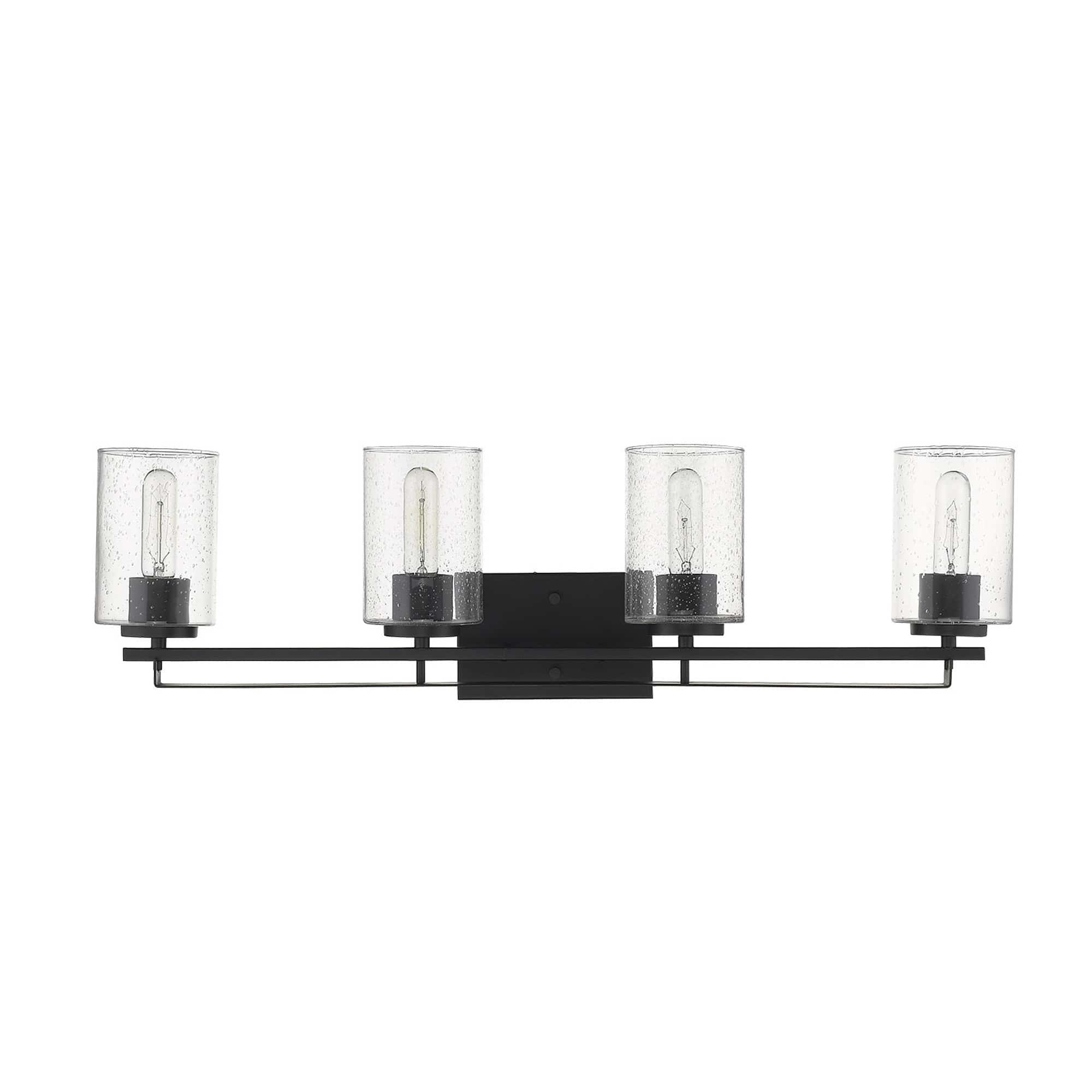 Orella 4-Light Matte Black Sconce - Homeroots