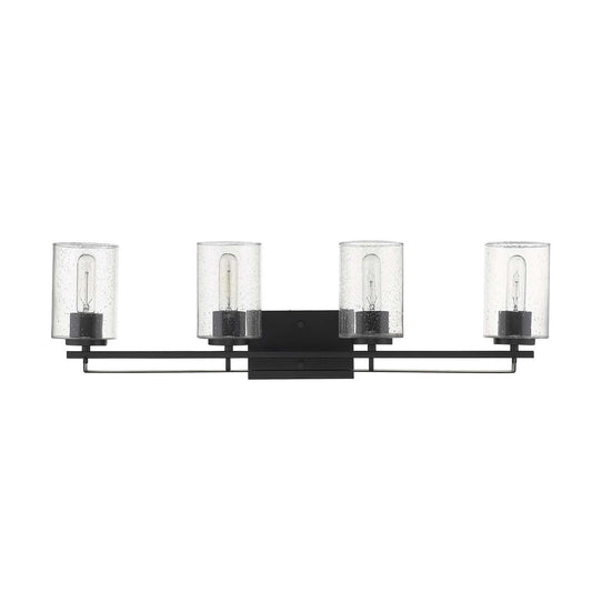 Orella 4-Light Matte Black Sconce - Homeroots