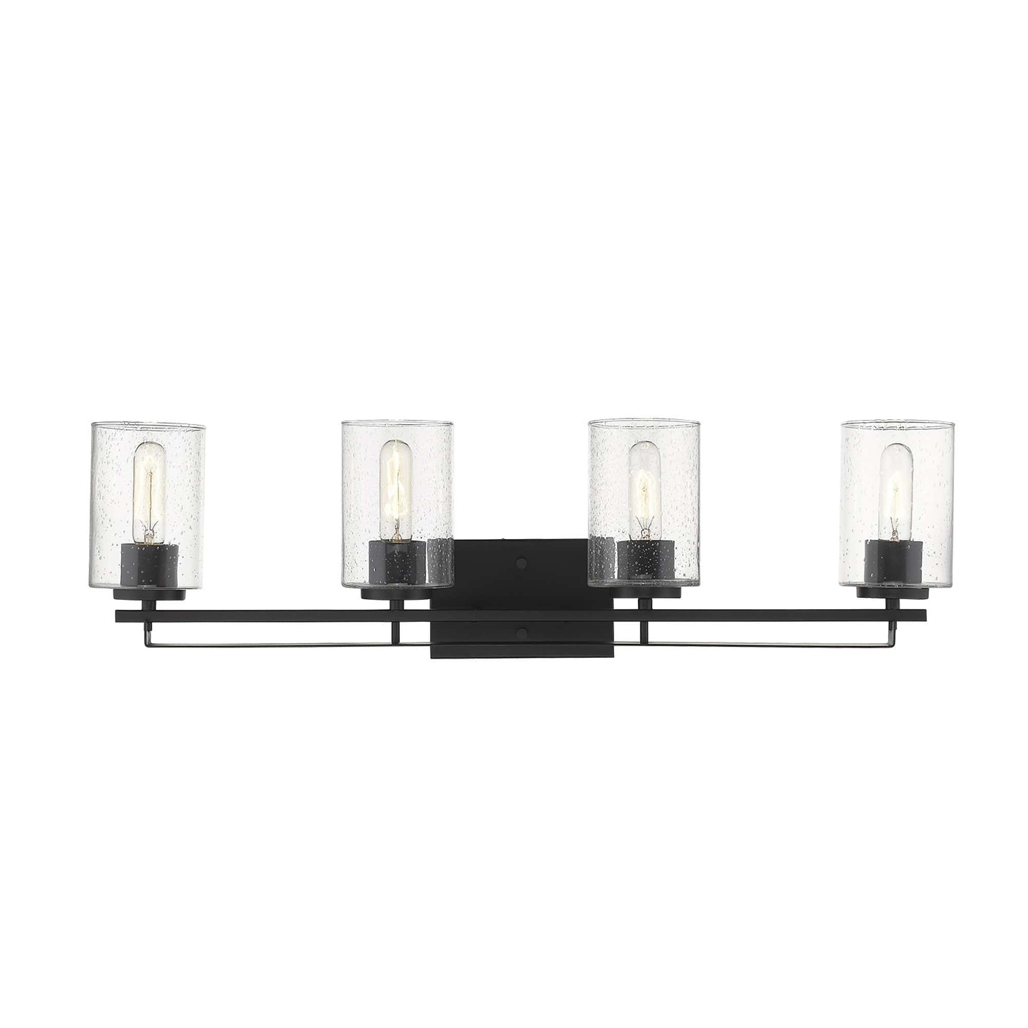 Orella 4-Light Matte Black Sconce - Homeroots