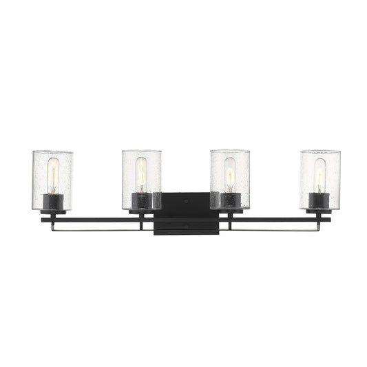 Orella 4-Light Matte Black Sconce - Homeroots
