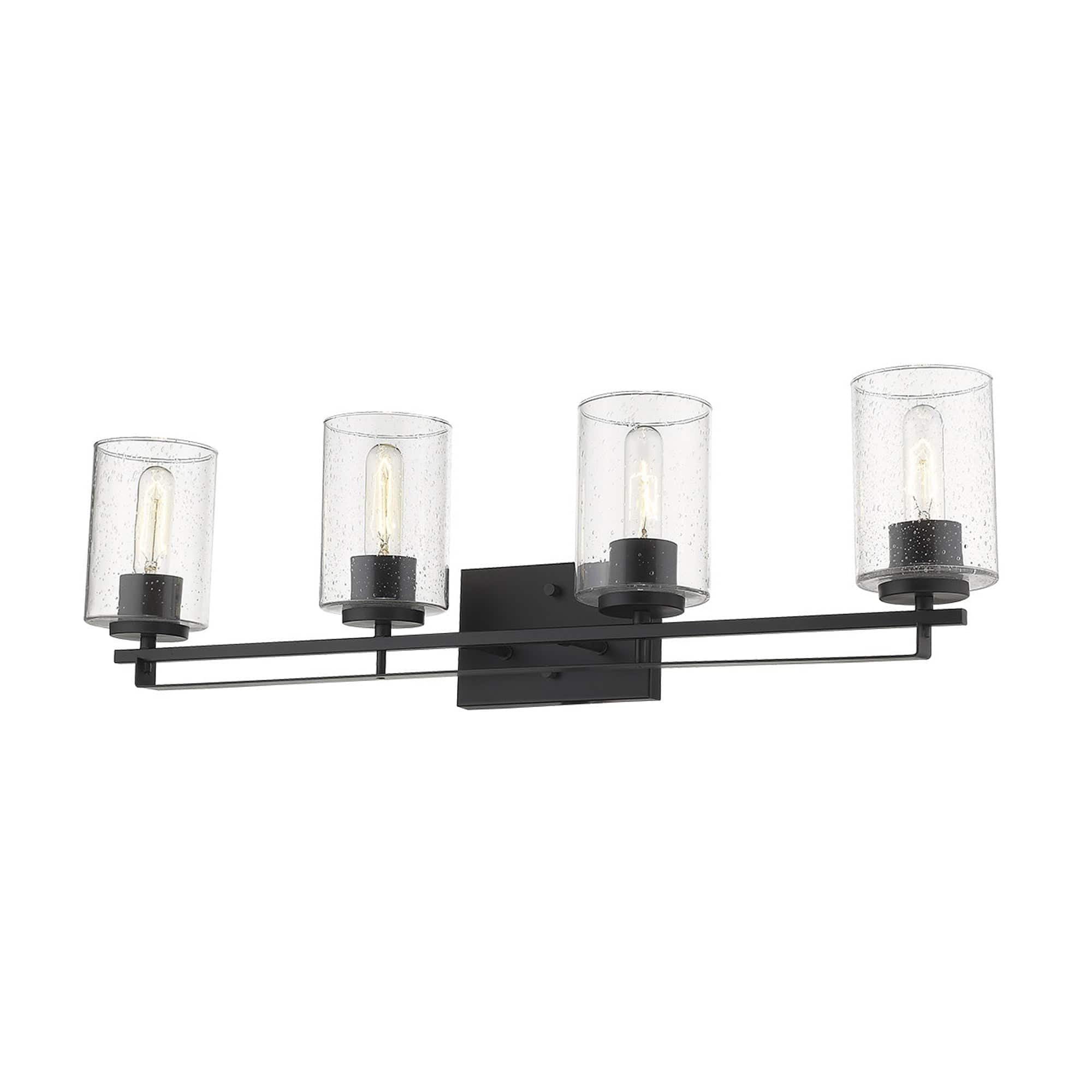 Orella 4-Light Matte Black Sconce - Homeroots