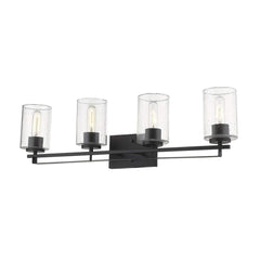 Orella 4-Light Matte Black Sconce - Homeroots