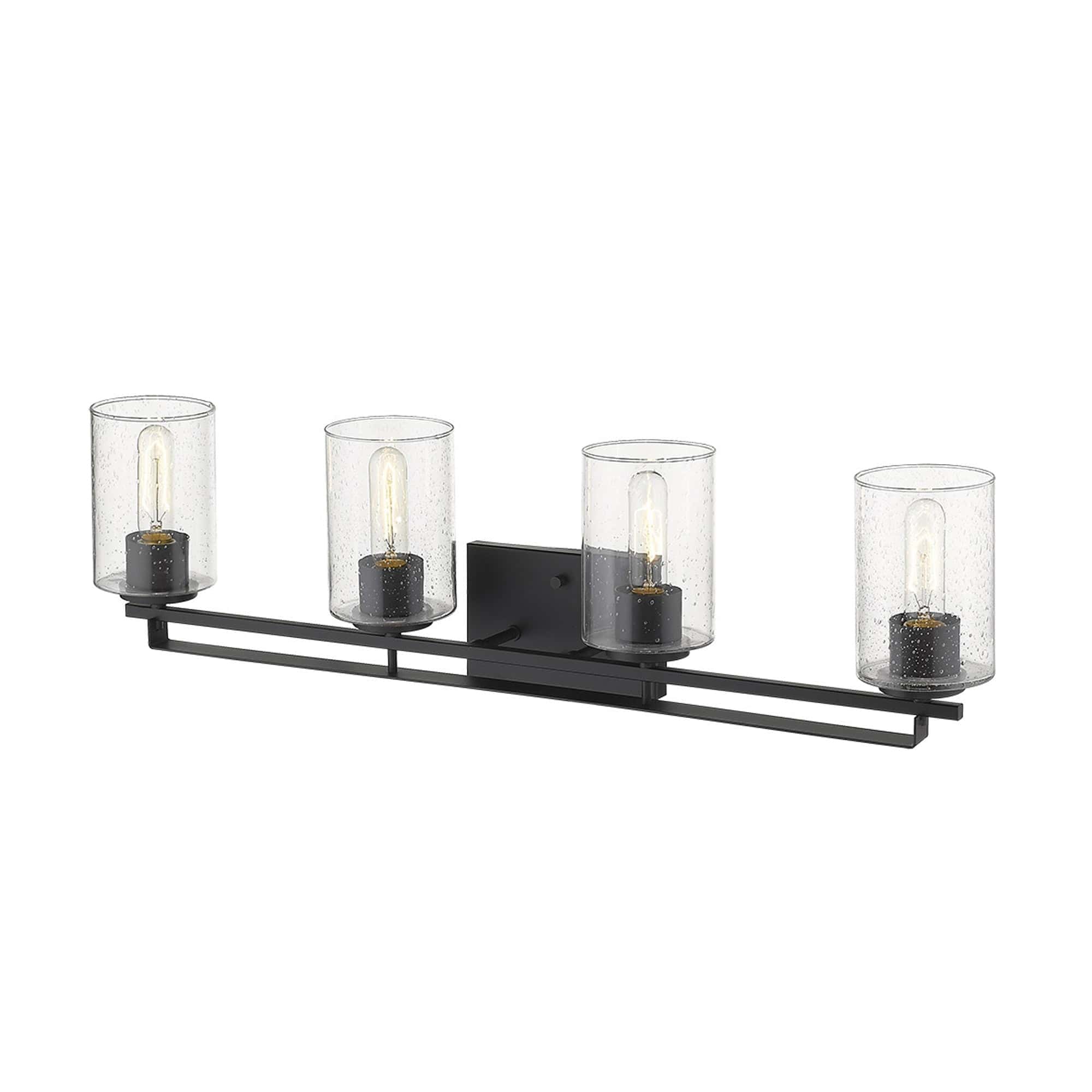 Orella 4-Light Matte Black Sconce - Homeroots