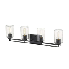 Orella 4-Light Matte Black Sconce - Homeroots