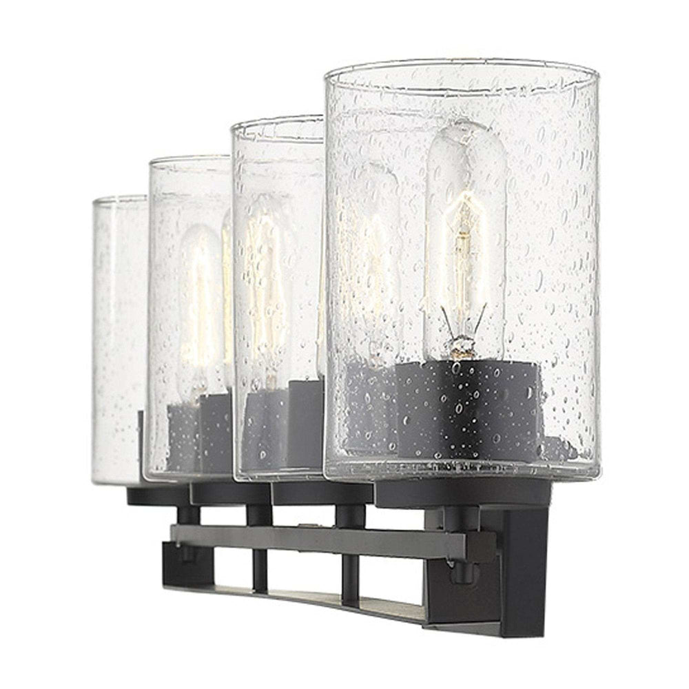 Orella 4-Light Matte Black Sconce - Homeroots - Flyclothing LLC