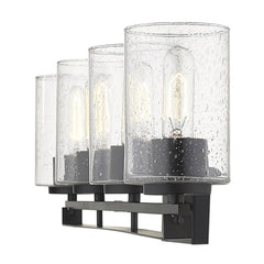 Orella 4-Light Matte Black Sconce - Homeroots