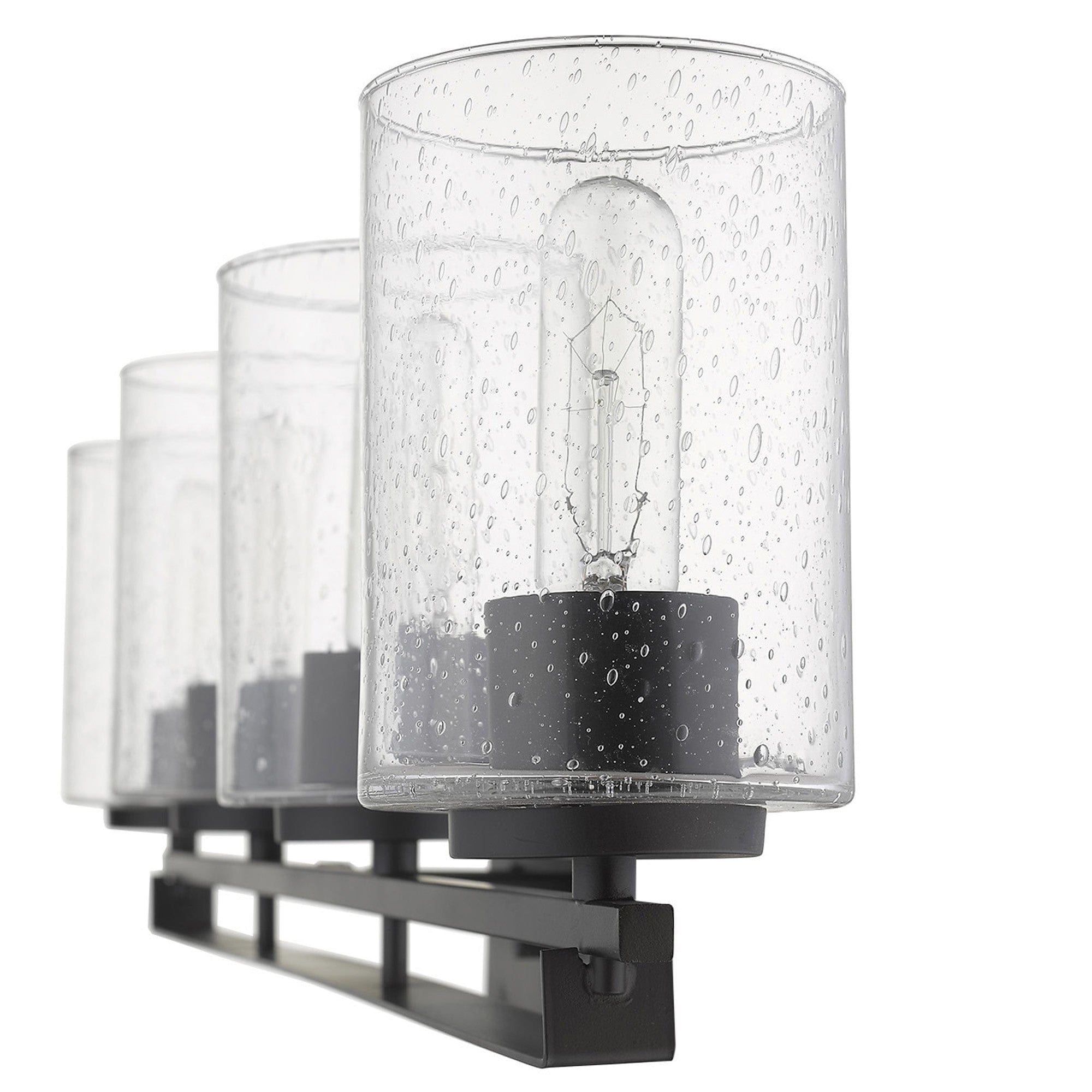Orella 4-Light Matte Black Sconce - Homeroots