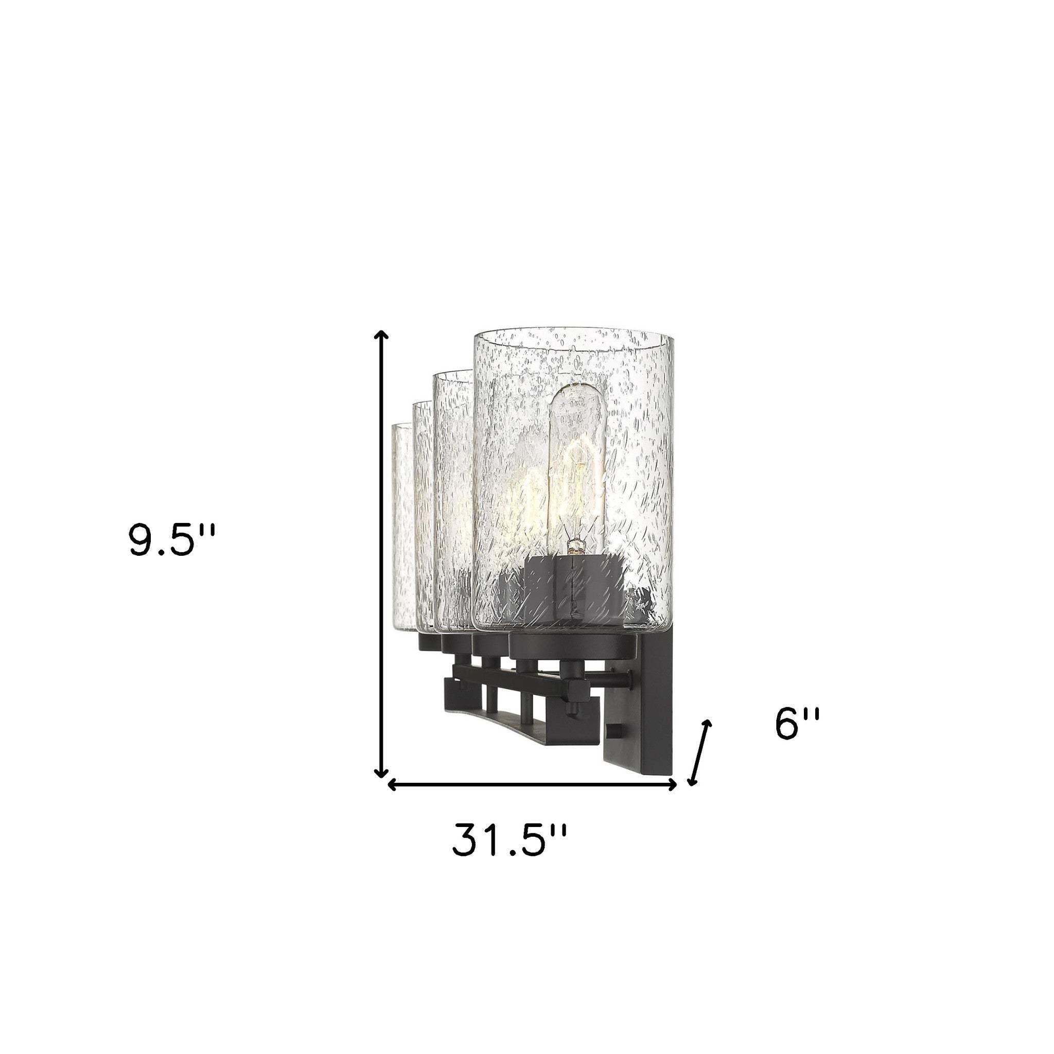 Orella 4-Light Oil-Rubbed Bronze Vanity - Homeroots - Flyclothing LLC