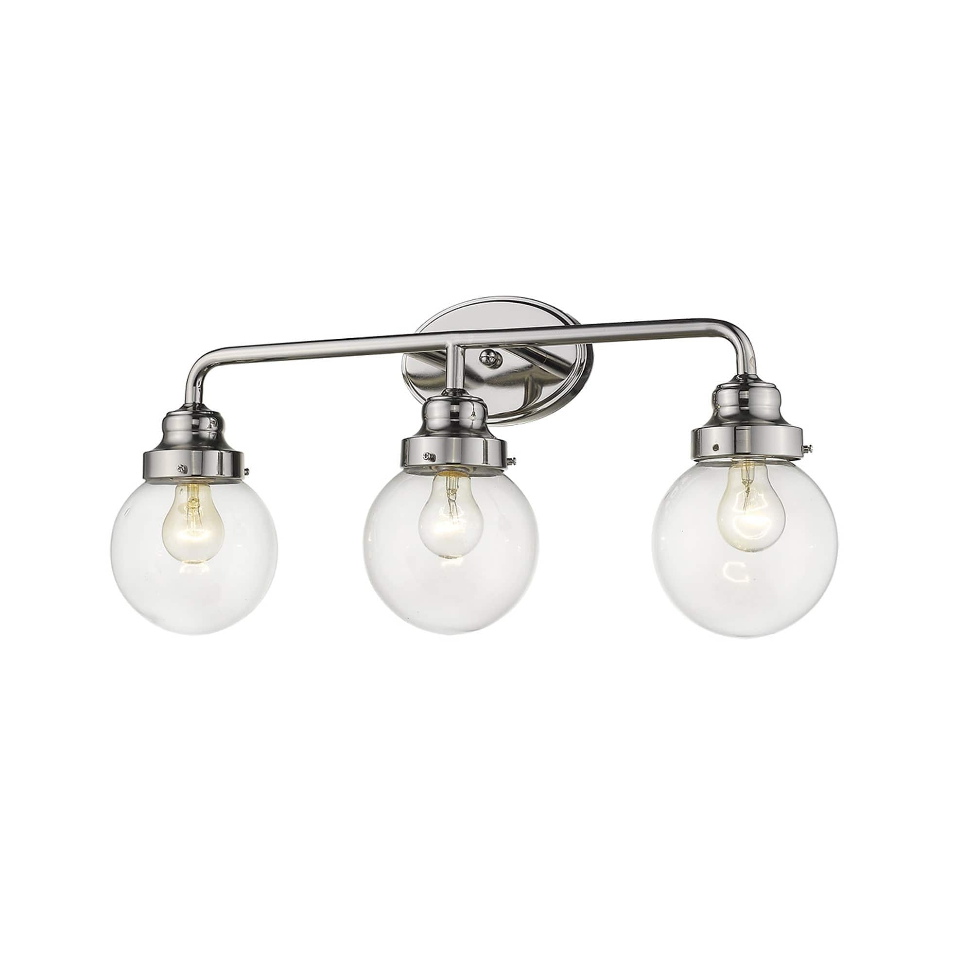 Portsmith 3-Light Polished Nickel Vanity - Homeroots