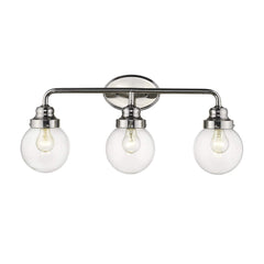 Portsmith 3-Light Polished Nickel Vanity - Homeroots