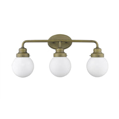 Portsmith 3-Light Raw Brass Vanity - Homeroots