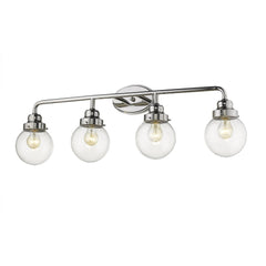 Portsmith 4-Light Polished Nickel Vanity - Homeroots