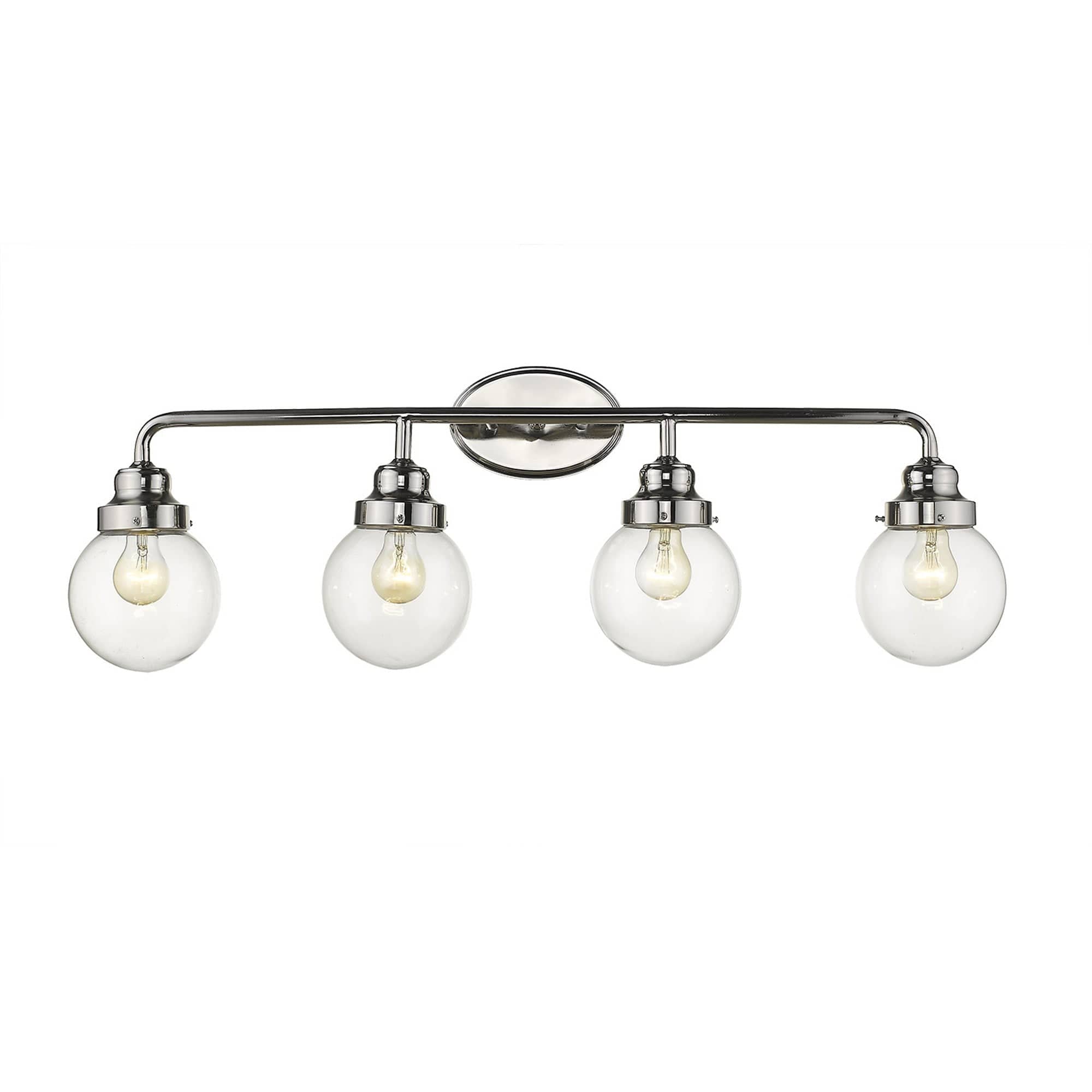 Portsmith 4-Light Polished Nickel Vanity - Homeroots