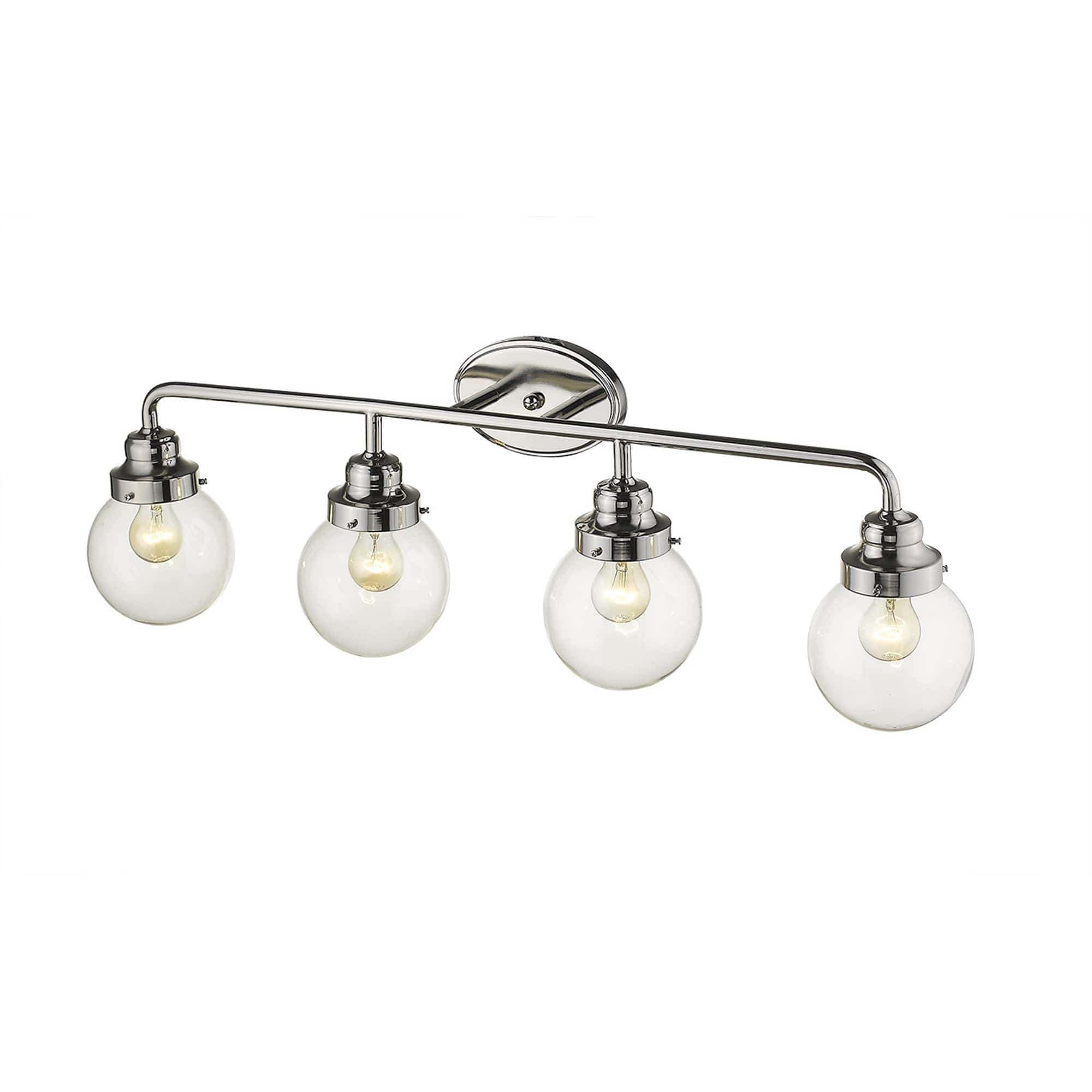 Portsmith 4-Light Polished Nickel Vanity - Homeroots