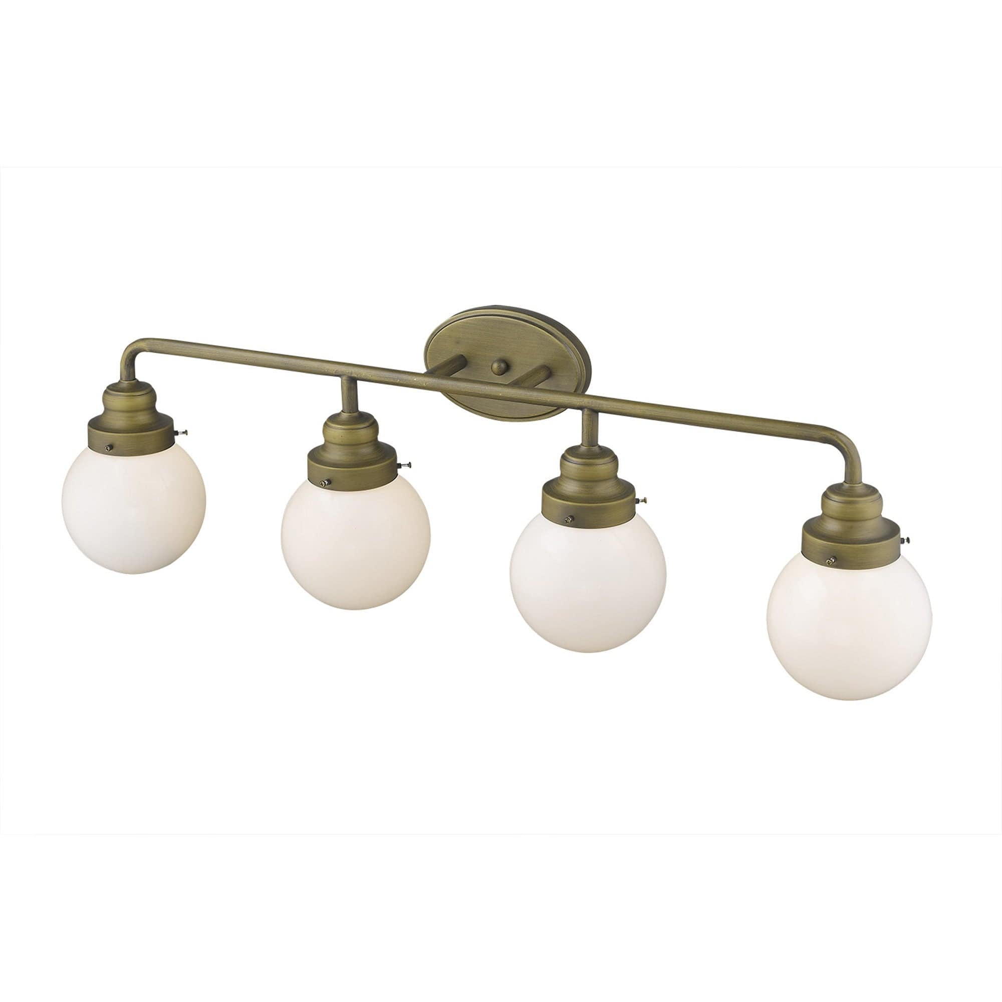 Portsmith 4-Light Raw Brass Vanity - Homeroots